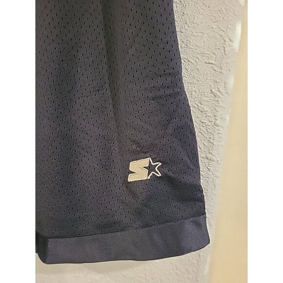 Starter Shiny Dazzle Basketball Shorts Reversible Mesh Navy Y2K Vintage XL - Picture 2 of 5